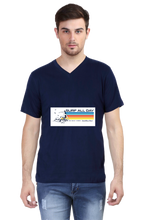 Load image into Gallery viewer, Surf All Day - Men's V-Neck Half Sleeve T-Shirt
