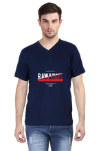 Load image into Gallery viewer, Raw and DNM - Men's V-Neck Half Sleeve T-Shirt