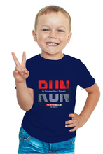 Load image into Gallery viewer, Run Feel Better and Best - Kid's Round Neck Half Sleeve T-Shirt