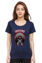 Load image into Gallery viewer, Indian Tribe - Women's Round Neck Half Sleeve T-Shirt