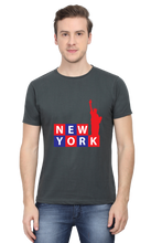 Load image into Gallery viewer, Liberty of New York - Men's Round Neck Half Sleeve T-Shirt
