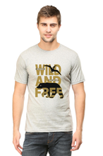 Load image into Gallery viewer, Wild And Free - Men's Round Neck Half Sleeve T-Shirt