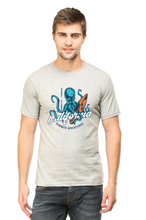 Load image into Gallery viewer, Surfing Octopus - Men's Round Neck Half Sleeve T-Shirt