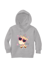 Load image into Gallery viewer, Cute Giraffe - Kid's Hooded SweatShirt