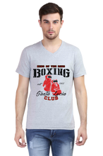Load image into Gallery viewer, Boxing-Men's V-Neck Half Sleeve T-Shirt