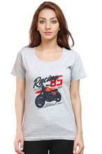 Load image into Gallery viewer, Racing Freedom 85 - Women's Round Neck Half Sleeve T-Shirt