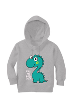 Load image into Gallery viewer, Call Me Cool Dude Dino - Kid's Hooded SweatShirt