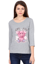 Load image into Gallery viewer, Cute Pig - Women's Round Neck Full Sleeve T-Shirt