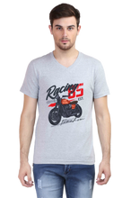 Load image into Gallery viewer, Racing Freedom 85 - Men's V-Neck Half Sleeve T-Shirt