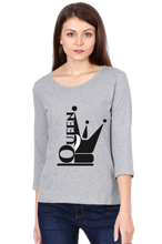 Load image into Gallery viewer, Queen - Women's Round Neck Full Sleeve T-Shirt
