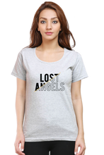 Load image into Gallery viewer, Lost Angels - Women's Round Neck Half Sleeve T-Shirt