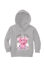 Load image into Gallery viewer, Cute Pig - Kid's Hooded SweatShirt