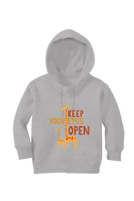 Load image into Gallery viewer, Keep your Eyes Open - Kid's Hooded SweatShirt