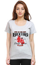 Load image into Gallery viewer, Boxing - Women's Round Neck Half Sleeve T-Shirt