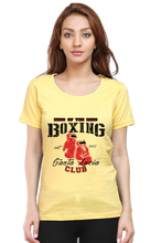 Load image into Gallery viewer, Boxing - Women's Round Neck Half Sleeve T-Shirt