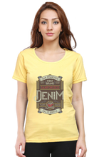 Load image into Gallery viewer, San Francisco Denim - Women's Round Neck Half Sleeve T-Shirt