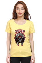 Load image into Gallery viewer, Indian Tribe - Women's Round Neck Half Sleeve T-Shirt