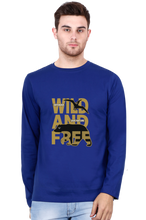 Load image into Gallery viewer, Wild And Free - Men's Round Neck Full Sleeve T-Shirt