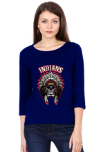 Load image into Gallery viewer, Indian Tribe - Women's Round Neck Full Sleeve T-Shirt