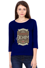 Load image into Gallery viewer, San Francisco Denim - Women's Round Neck Full Sleeve T-Shirt