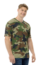 Load image into Gallery viewer, Army Camouflage Pattern - Men's All Over Printed Half Sleeve T-Shirt