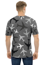 Load image into Gallery viewer, Aviation Pattern - Men's All Over Printed Half Sleeve T-Shirt