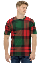 Load image into Gallery viewer, Broad Squared Pattern - Men's All Over Printed Half Sleeve T-Shirt