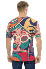 Load image into Gallery viewer, Hollywood Colours - Men's All Over Printed Half Sleeve T-Shirt