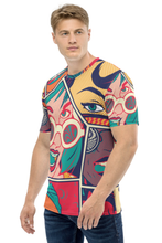 Load image into Gallery viewer, Hollywood Colours - Men's All Over Printed Half Sleeve T-Shirt
