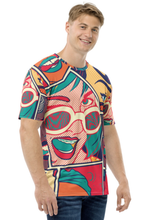 Load image into Gallery viewer, Hollywood Colours - Men's All Over Printed Half Sleeve T-Shirt