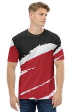 Load image into Gallery viewer, RBW on Diamond Pattern - Men's All Over Printed Half Sleeve T-Shirt