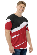 Load image into Gallery viewer, RBW on Diamond Pattern - Men's All Over Printed Half Sleeve T-Shirt