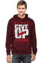 Load image into Gallery viewer, Stay Strong N Never Give Up - Men's Hooded SweatShirt