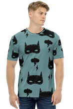 Load image into Gallery viewer, Super Hero Mask - Men's All Over Printed Half Sleeve T-Shirt