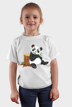 Load image into Gallery viewer, Surprised Panda - Kid's Round Neck Half Sleeve T-Shirt