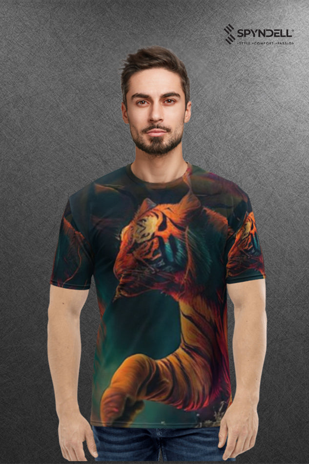 Bengal Tiger - Men's All Over Printed Half Sleeve T-Shirt