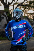 Load image into Gallery viewer, AeroSlash Blue Men’s Riding Jersey
