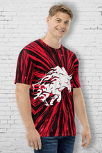 Load image into Gallery viewer, Blazing Bull - Men&#39;s All Over Printed Half Sleeve T-Shirt
