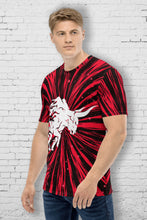 Load image into Gallery viewer, Blazing Bull - Men&#39;s All Over Printed Half Sleeve T-Shirt
