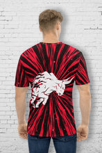 Load image into Gallery viewer, Blazing Bull - Men&#39;s All Over Printed Half Sleeve T-Shirt
