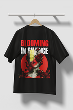 Load image into Gallery viewer, Premium 260 GSM Blooming In Silence oversized graphic t-shirt for streetwear fashion
