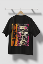 Load image into Gallery viewer, Premium 260 GSM CR7 unisex oversized graphic t-shirt for football fans
