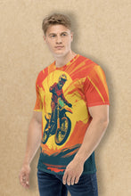 Load image into Gallery viewer, Enduro Sunset Thrill - Men&#39;s All Over Printed Half Sleeve T-Shirt
