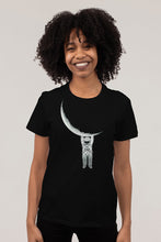 Load image into Gallery viewer, Moonstruck Voyager - Women&#39;s Round Neck Half Sleeve T-Shirt
