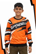 Load image into Gallery viewer, Fireburst Racer Kids Sports Sweatshirt

