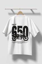 Load image into Gallery viewer, Premium 260 GSM GT 650 oversized graphic t-shirt for motorcycle enthusiasts

