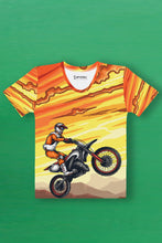 Load image into Gallery viewer, Racing Rider Pattern - Women&#39;s All Over Printed Half Sleeve T-Shirt
