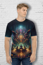 Load image into Gallery viewer, Mystic Meditation - Men&#39;s All Over Printed Half Sleeve T-Shirt
