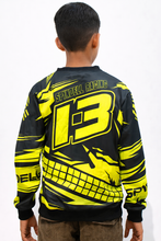 Load image into Gallery viewer, Neon Track Fury Kids Sports Sweatshirt
