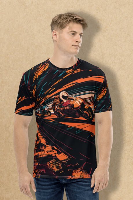 Racing Circuit - Men's All Over Printed Half Sleeve T-Shirt